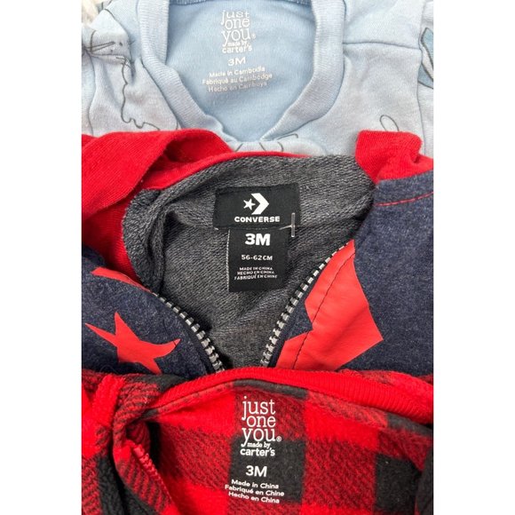 Baby Boy's - 1 Sleeper & 2 Rompers - Size 3 Month - Picture 8 of 10